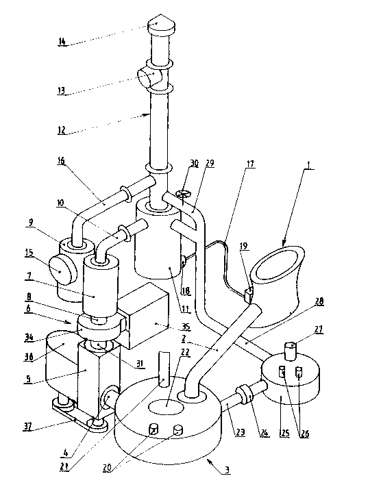 A single figure which represents the drawing illustrating the invention.